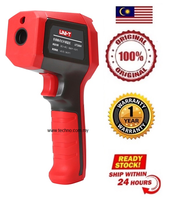 UNI-T NON-CONTACT FOREHEAD INFRARED THERMOMETER UT309H - Click Image to Close